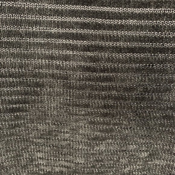 NWT BCBGENERATION Black Knit Striped Velour Mock Neck Balloon Sleeve Tunic Sz‎ M - Picture 4 of 8